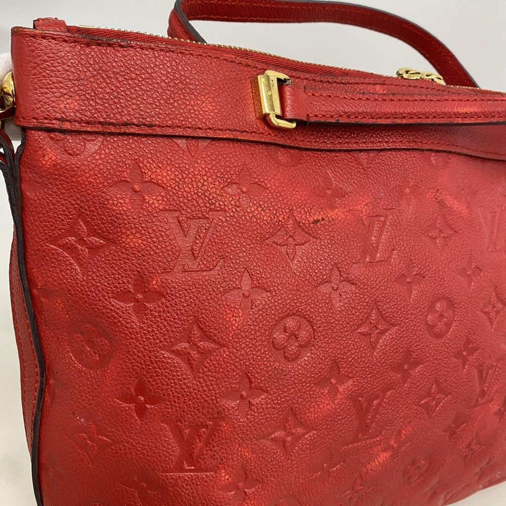 Louis Vuitton Handbag Monogram Empreinte Bastille PM Cerise 2-Way — view 6