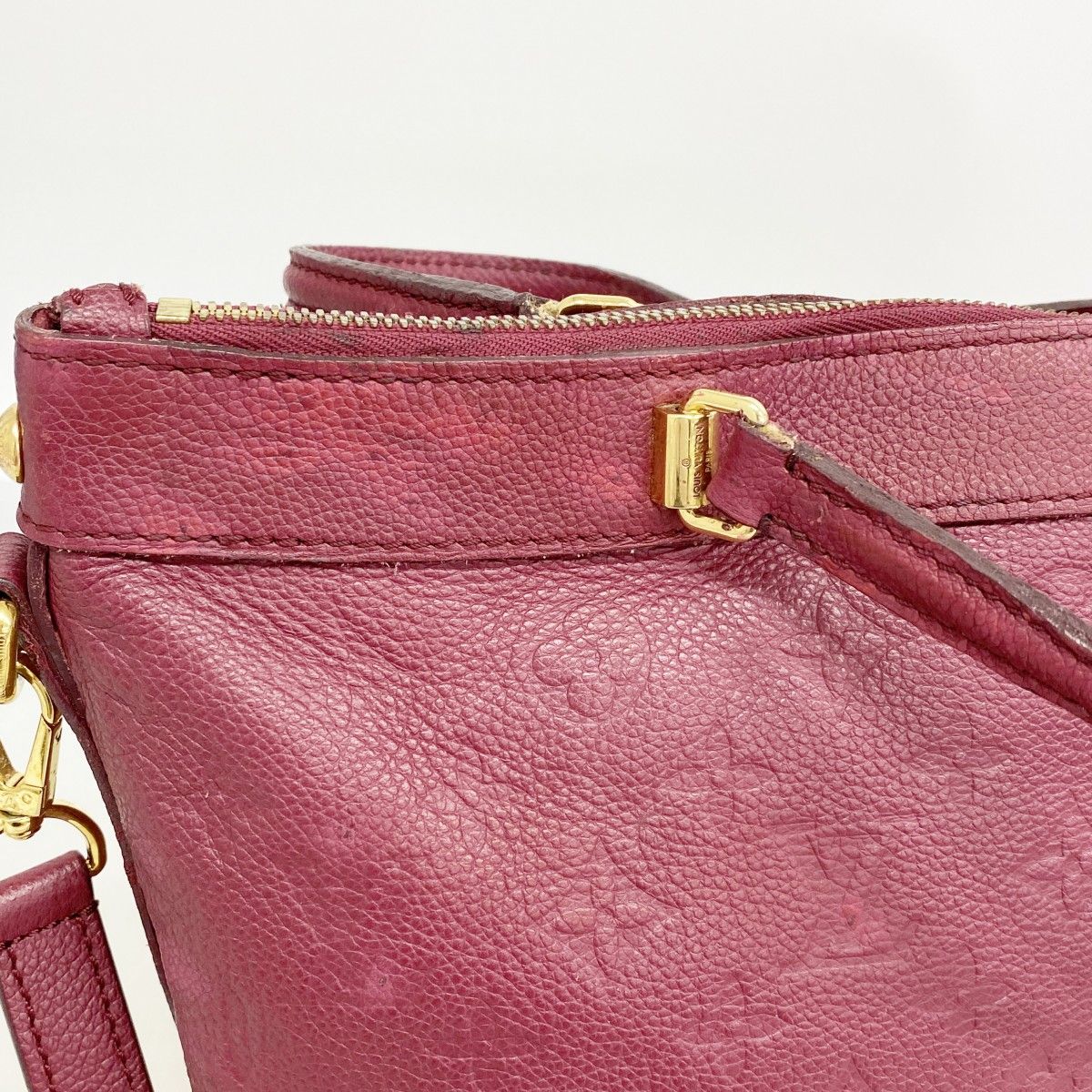 Louis Vuitton Handbag Monogram Empreinte Bastille MM Aurore 2-Way — view 9