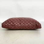 Chanel Tote Coco Cocoon Leather Nylon Red Black Gold — view 3