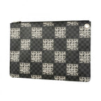 Louis Vuitton Clutch Damier Graphite Pochette Jour GM Black Gray Christopher