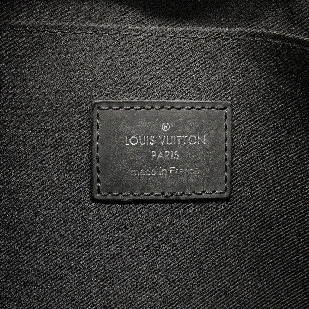 Louis Vuitton Clutch Damier Graphite Pochette Jour GM Black Gray Christopher — view 5