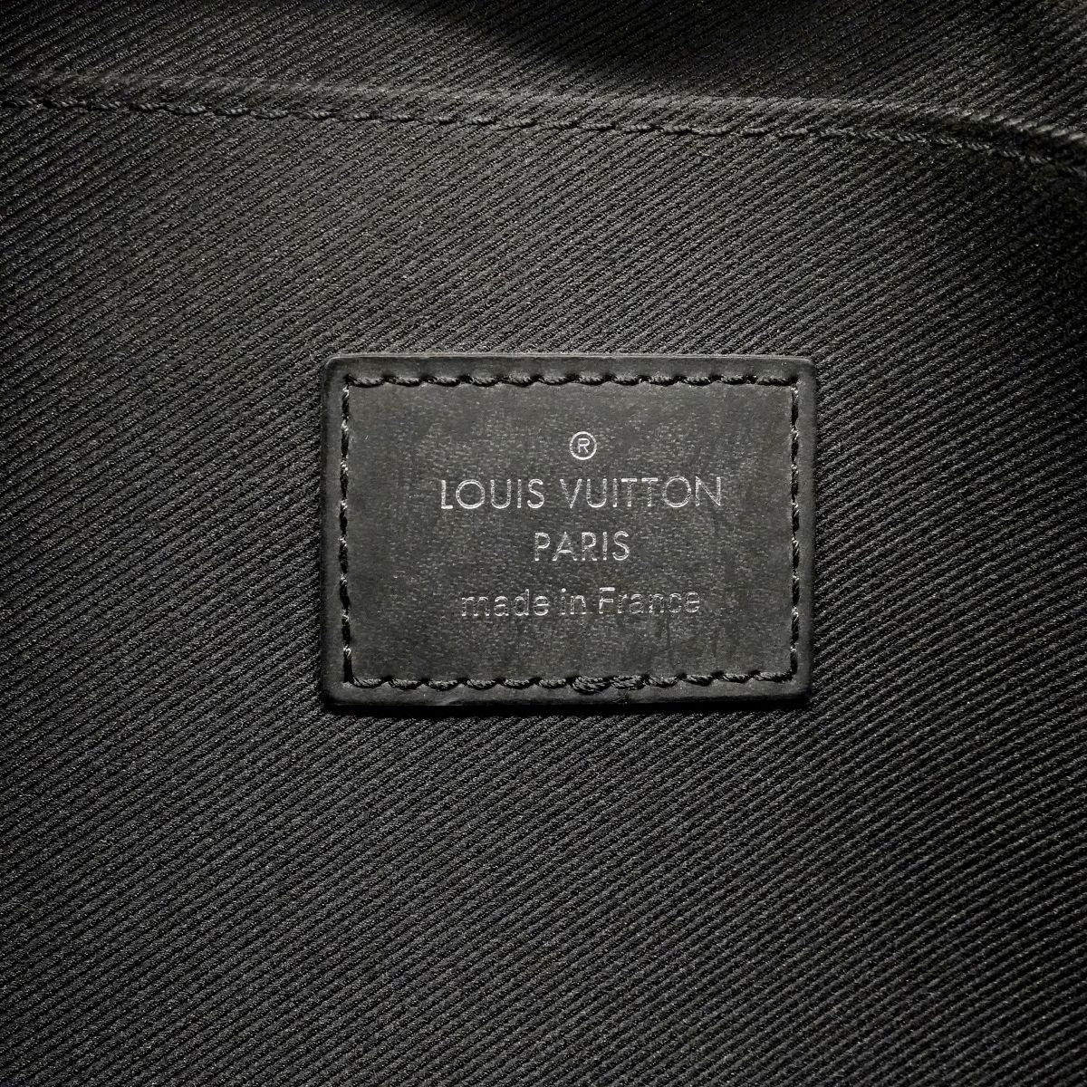 Louis Vuitton Clutch Damier Graphite Pochette Jour GM Black Gray Christopher — view 5