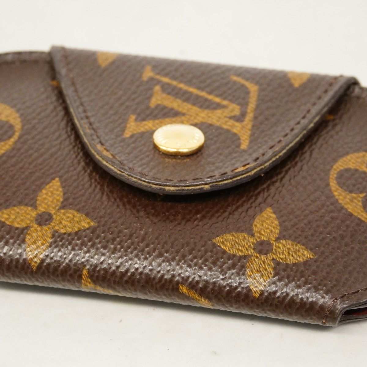 Louis Vuitton Key Case Monogram Multicles Long PM Brown Key Holder — view 6