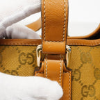 Gucci Tote GG Canvas Brown Gold — view 9