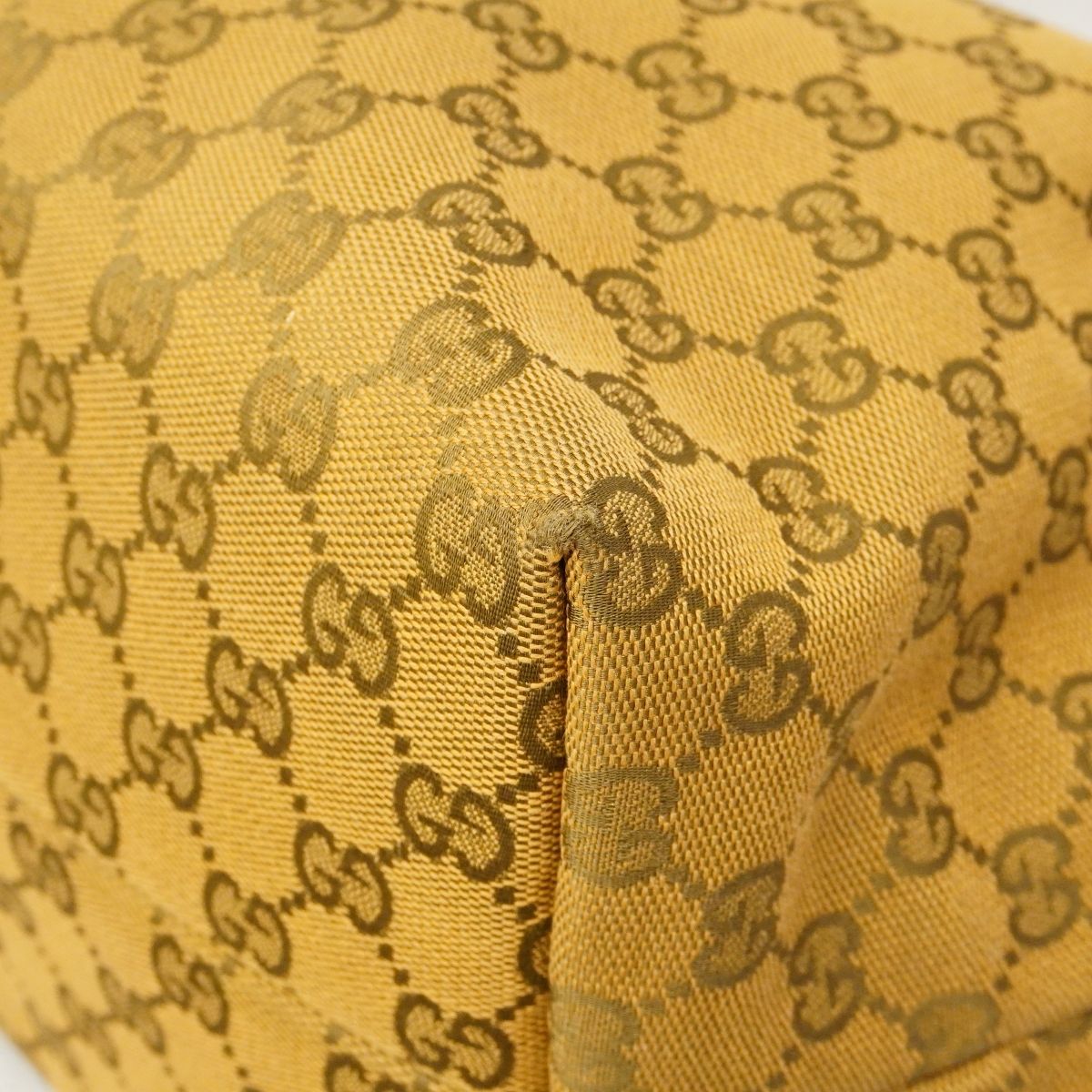 Gucci Tote GG Canvas Brown Gold — view 6