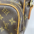Louis Vuitton Shoulder Bag Monogram Amazon Brown — view 7