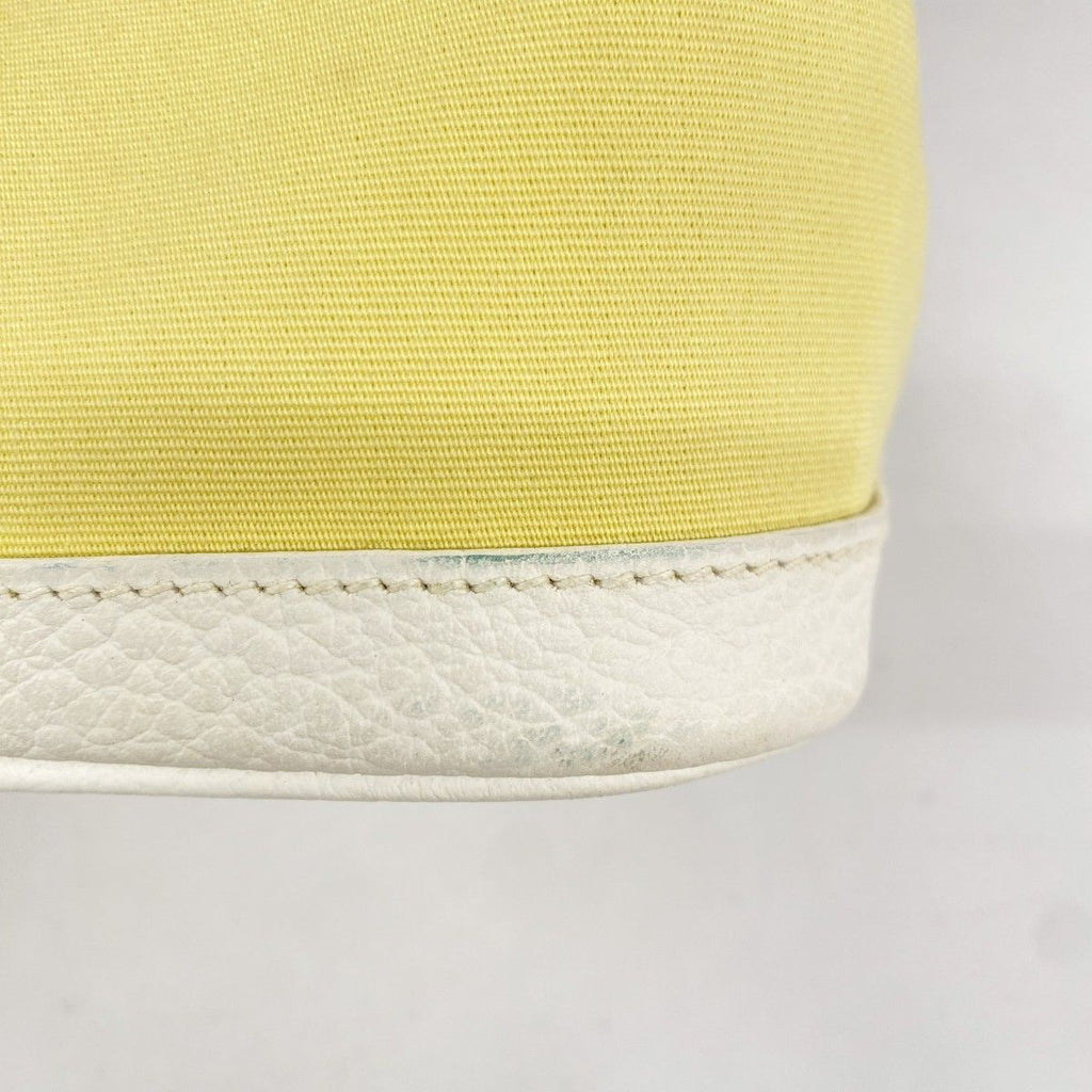 Hermes Tote Garden Party TPM Toile Officier Yellow Silver — view 6
