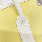 Hermes Tote Garden Party TPM Toile Officier Yellow Silver — view 9
