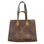 Louis Vuitton Tote Monogram Giant Reverse On The Go MM Brown 2-Way
