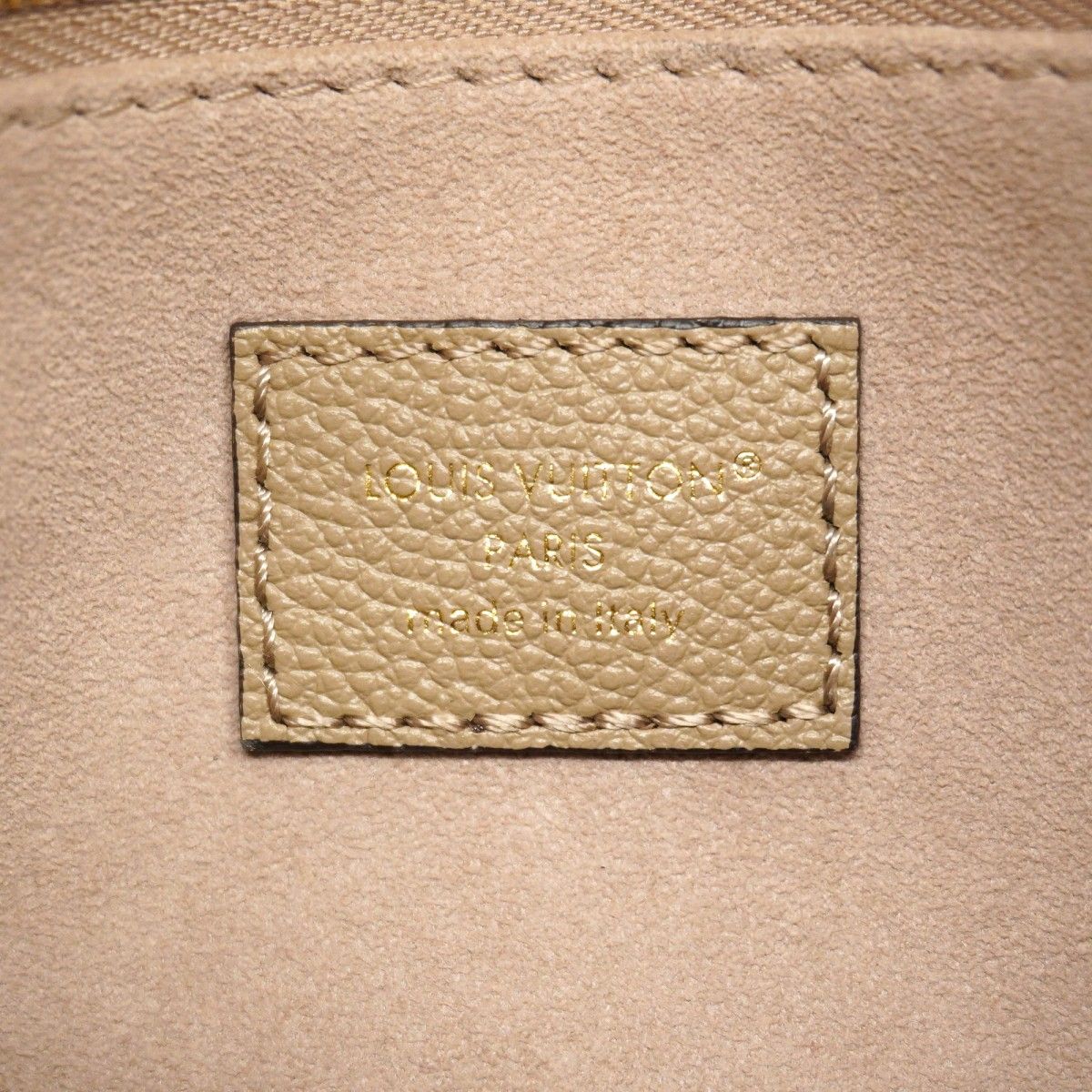 Louis Vuitton Handbag Monogram Empreinte Bicolor On The Go PM Tourtelle Cream — view 5