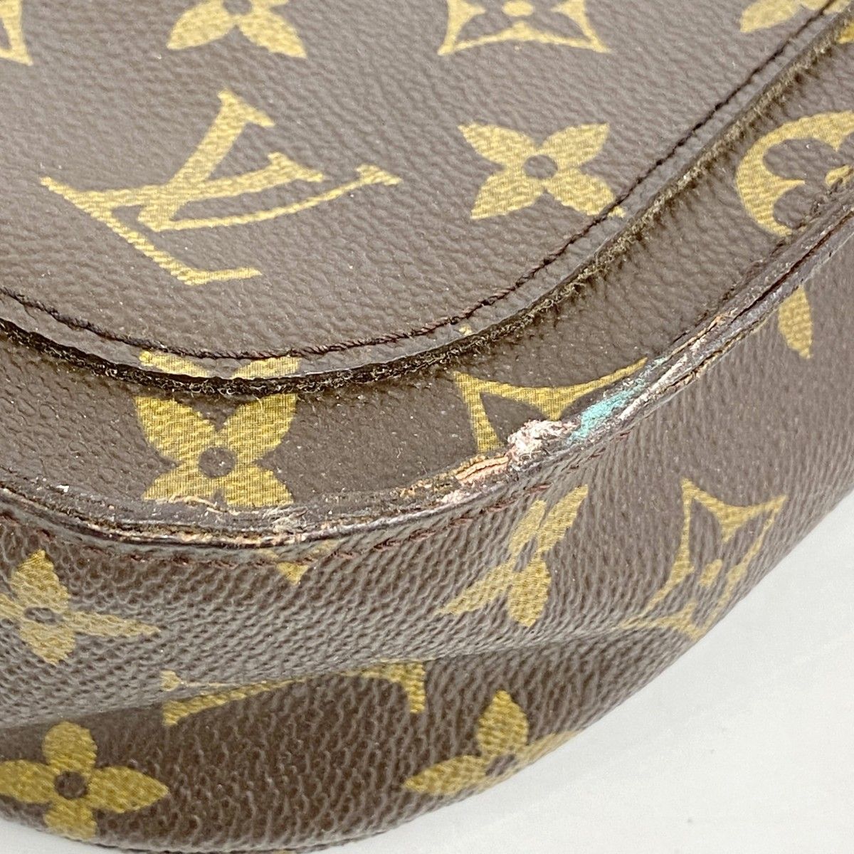 Louis Vuitton Shoulder Bag Monogram Saint Cloud GM Brown — view 6