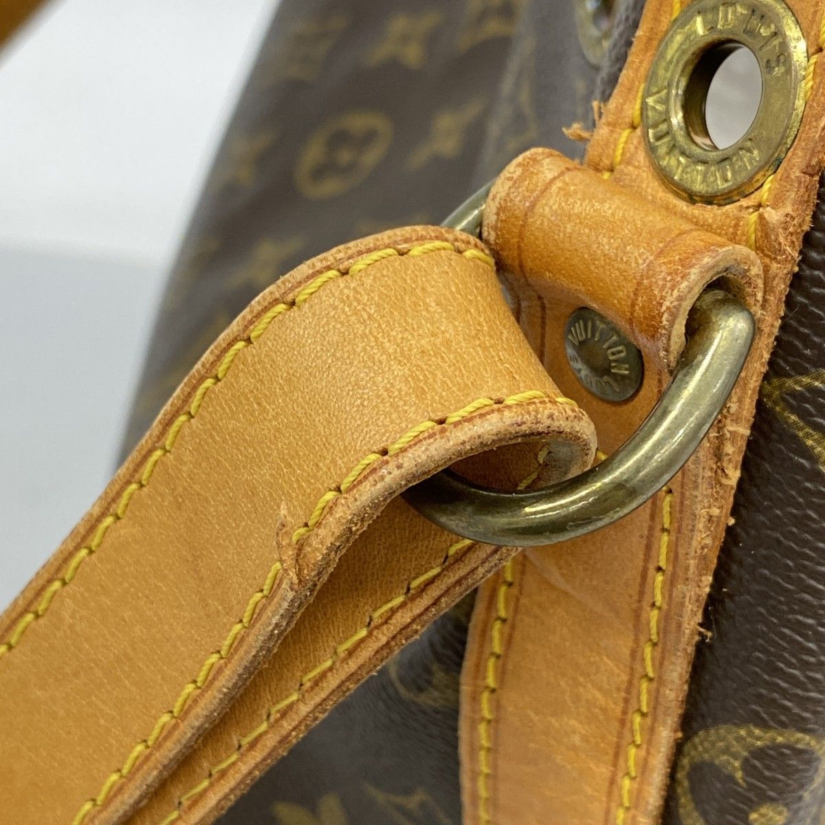 Louis Vuitton Shoulder Bag Monogram Petit Noe Brown — view 7