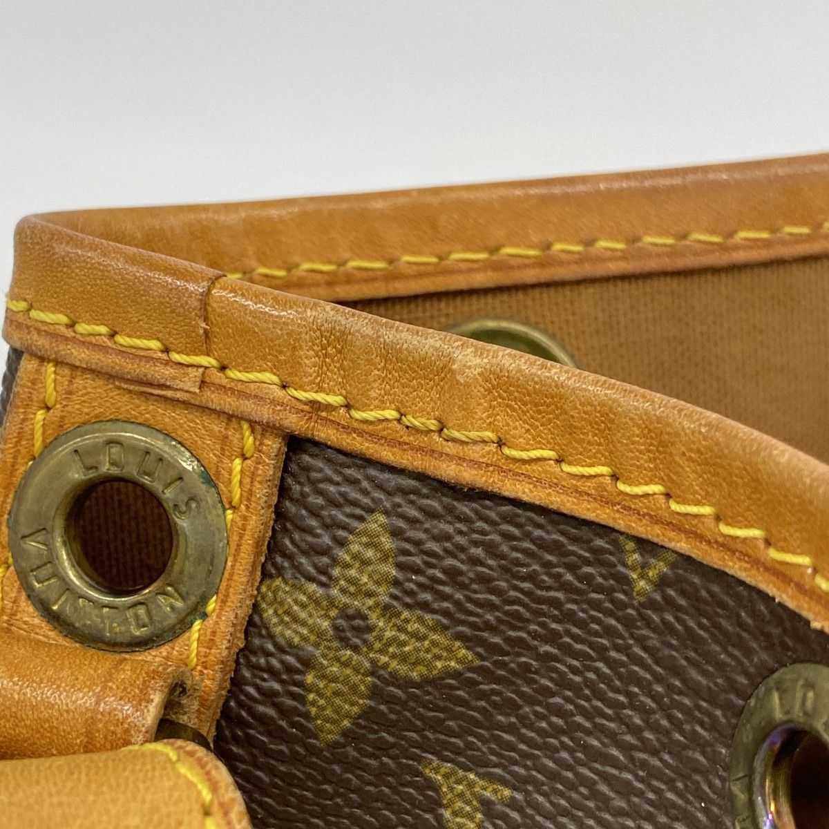 Louis Vuitton Shoulder Bag Monogram Petit Noe Brown — view 8