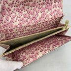 Louis Vuitton Wallet Monogram Leopard Collection Portefeuille Sarah Brown Pink — view 3