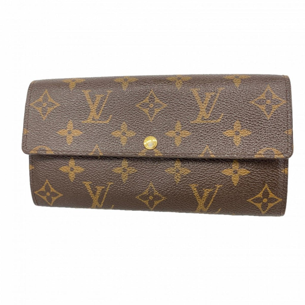 Louis Vuitton Wallet Monogram Leopard Collection Portefeuille Sarah Brown Pink