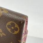 Louis Vuitton Wallet Monogram Leopard Collection Portefeuille Sarah Brown Pink — view 7