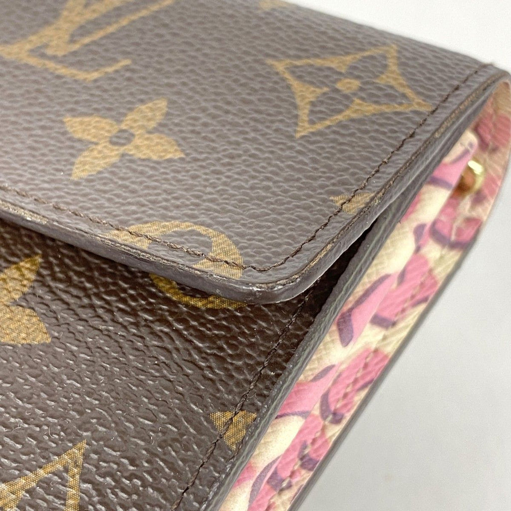Louis Vuitton Wallet Monogram Leopard Collection Portefeuille Sarah Brown Pink — view 8