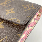 Louis Vuitton Wallet Monogram Leopard Collection Portefeuille Sarah Brown Pink — view 8