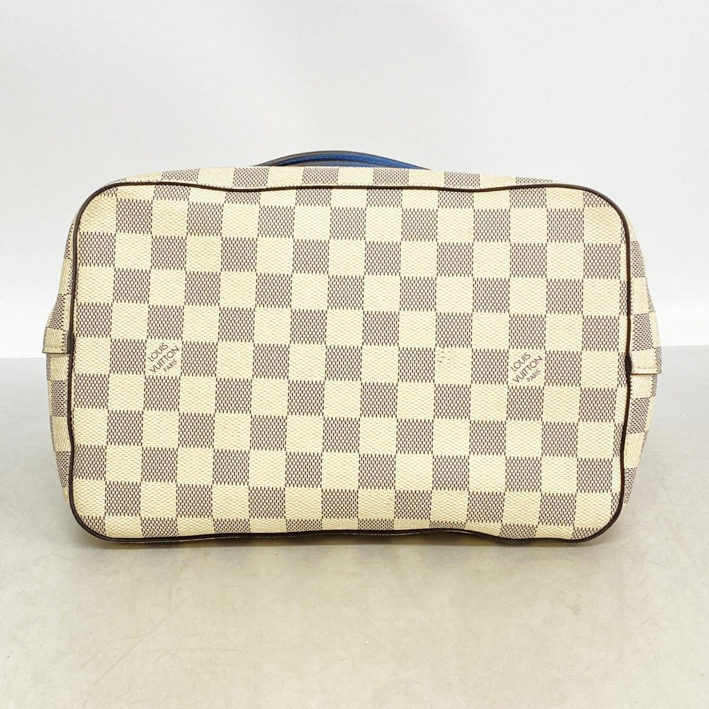 Louis Vuitton Shoulder Bag Damier Azur Neo Noe White Blue — view 3