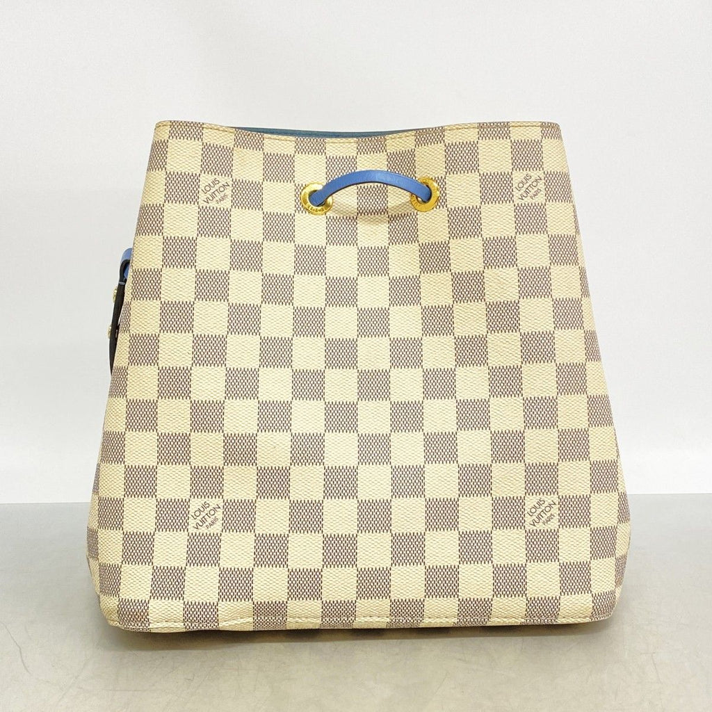 Louis Vuitton Shoulder Bag Damier Azur Neo Noe White Blue — view 9