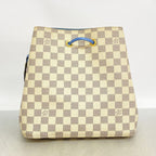 Louis Vuitton Shoulder Bag Damier Azur Neo Noe White Blue — view 9