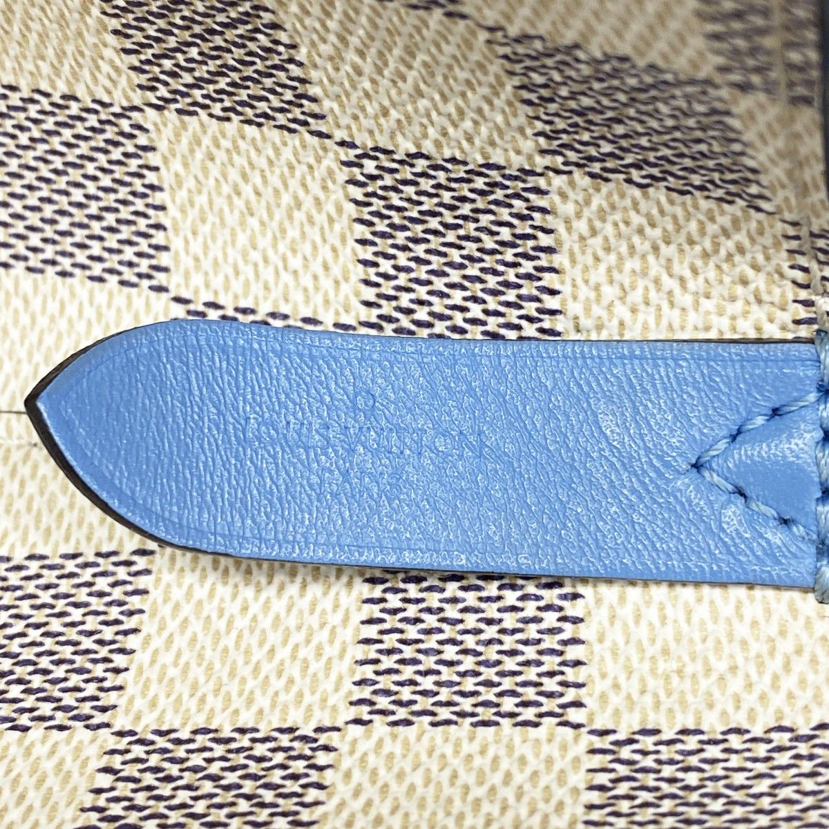 Louis Vuitton Shoulder Bag Damier Azur Neo Noe White Blue — view 5
