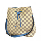 Louis Vuitton Shoulder Bag Damier Azur Neo Noe White Blue
