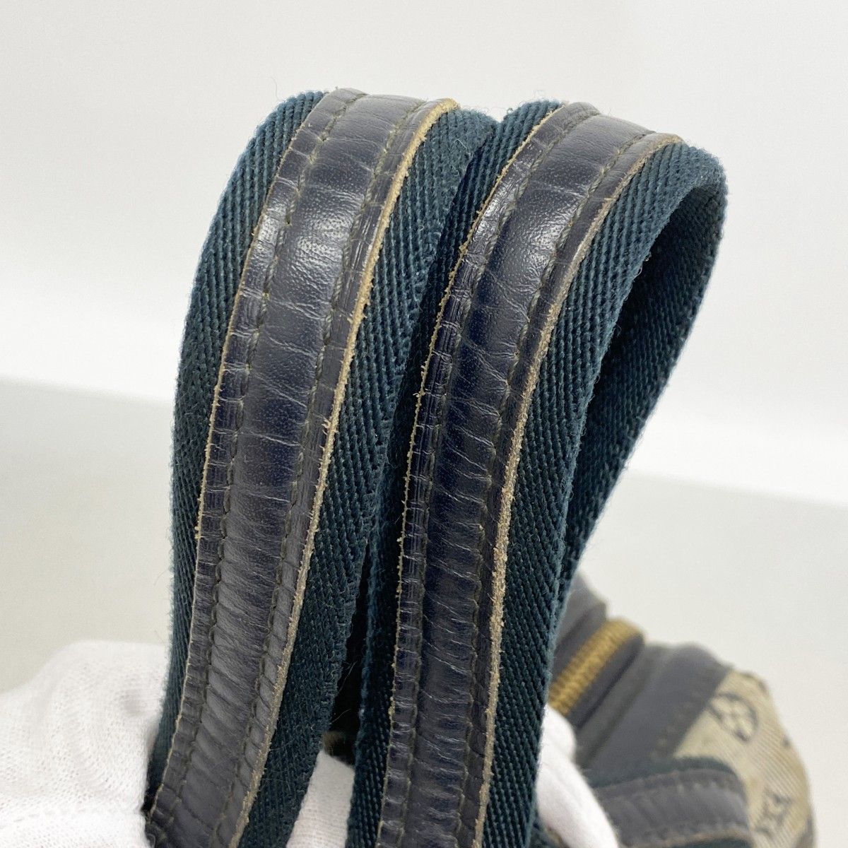 Louis Vuitton Handbag Monogram Mini Josephine PM Blue — view 8