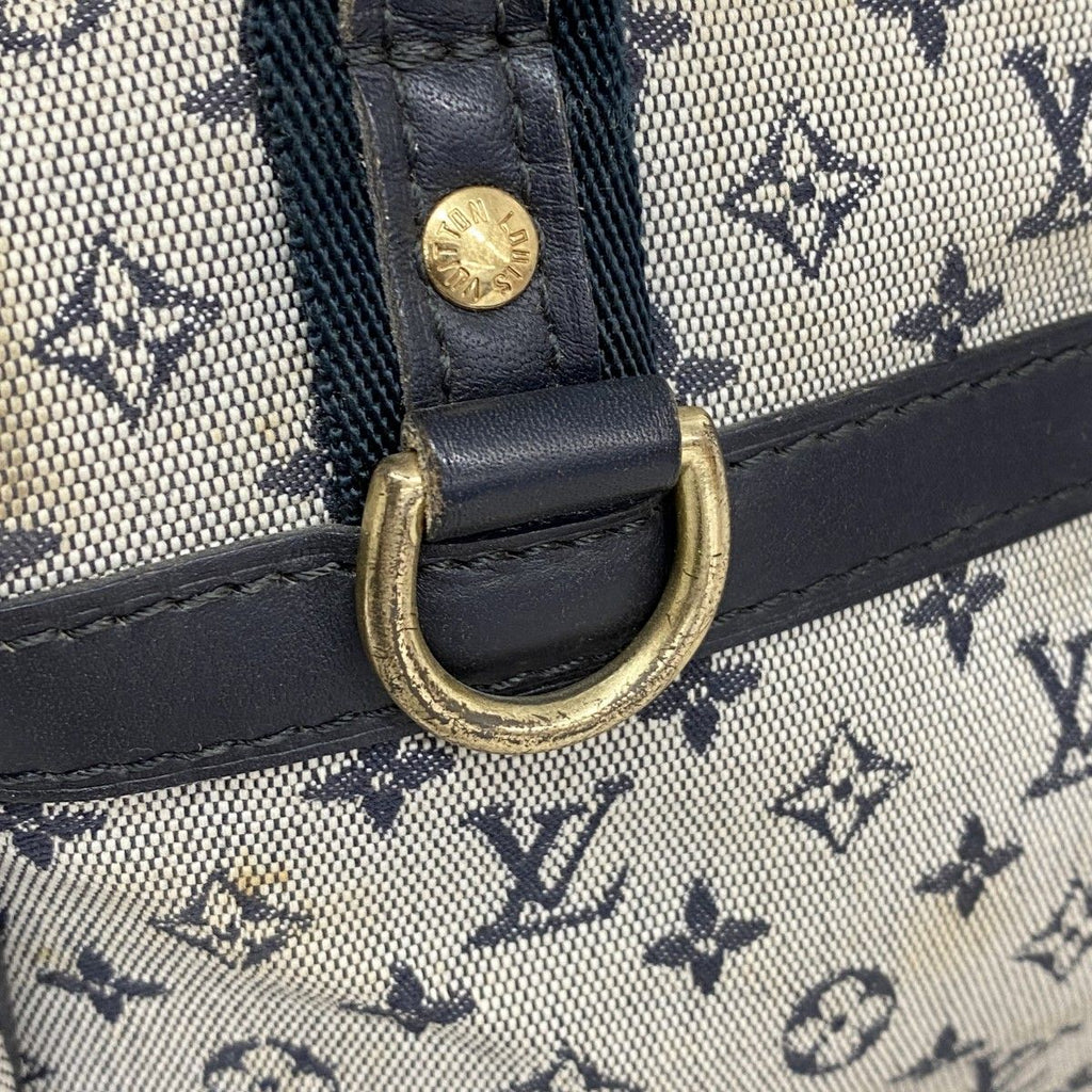 Louis Vuitton Handbag Monogram Mini Josephine PM Blue — view 9