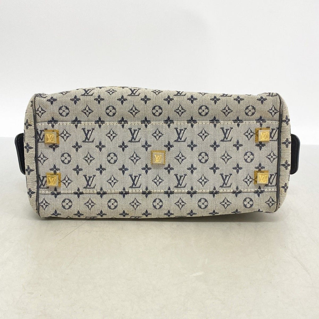 Louis Vuitton Handbag Monogram Mini Josephine PM Blue — view 3