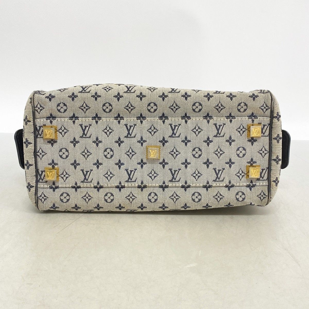 Louis Vuitton Handbag Monogram Mini Josephine PM Blue — view 3