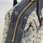 Louis Vuitton Handbag Monogram Mini Josephine PM Blue — view 7