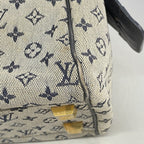 Louis Vuitton Handbag Monogram Mini Josephine PM Blue — view 6
