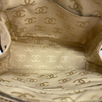 Chanel Handbag Wild Stitch Lambskin Beige Gold — view 4