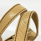 Chanel Handbag Wild Stitch Lambskin Beige Gold — view 9