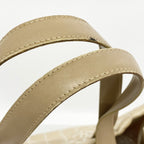 Chanel Tote New Travel Nylon Beige Silver Gold — view 7
