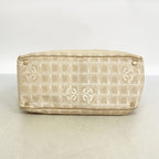 Chanel Tote New Travel Nylon Beige Silver Gold — view 3