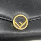 Fendi Wallet Leather Black Gold — view 7