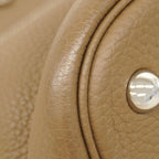 Hermes Handbag Bolide 31 Taurillon Clemence Etoupe Silver 2-Way — view 6