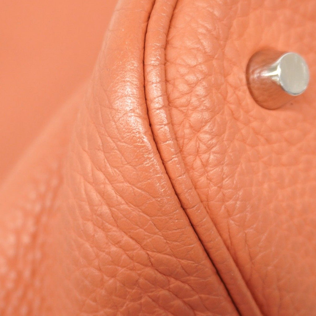 Hermes Handbag Picotin Lock GM Taurillon Clemence Vert Clair Silver — view 6