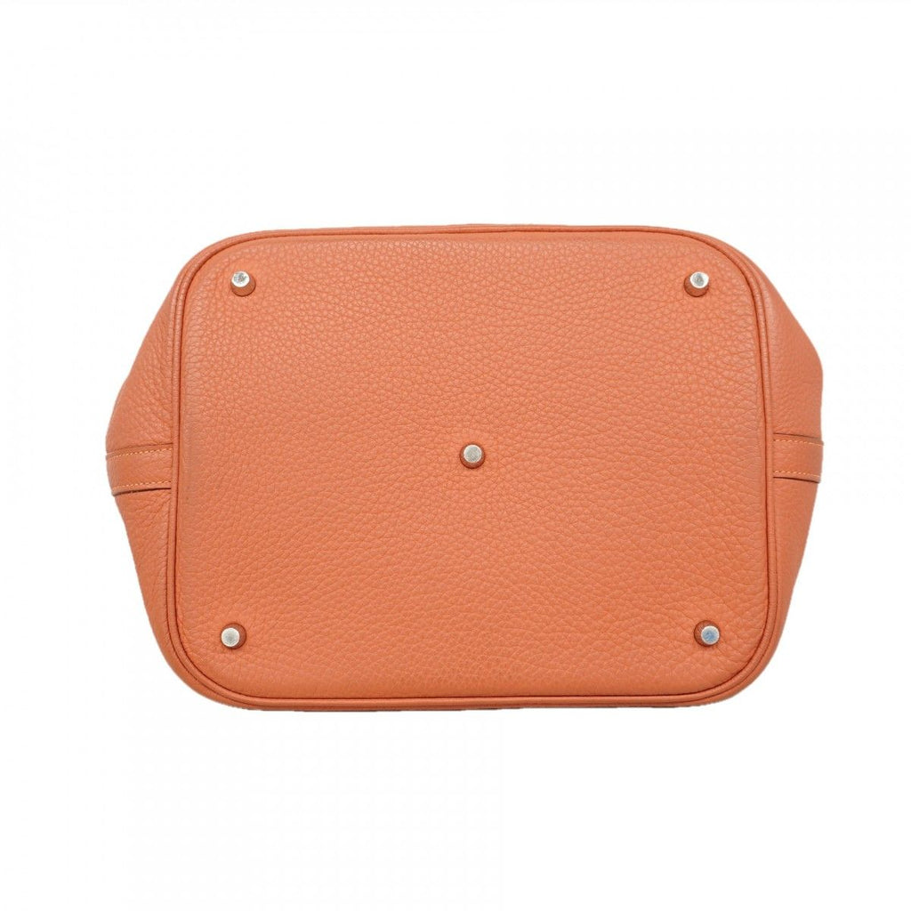 Hermes Handbag Picotin Lock GM Taurillon Clemence Vert Clair Silver — view 3