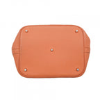 Hermes Handbag Picotin Lock GM Taurillon Clemence Vert Clair Silver — view 3