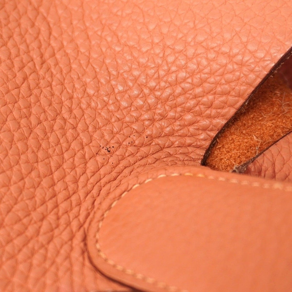 Hermes Handbag Picotin Lock GM Taurillon Clemence Vert Clair Silver — view 8
