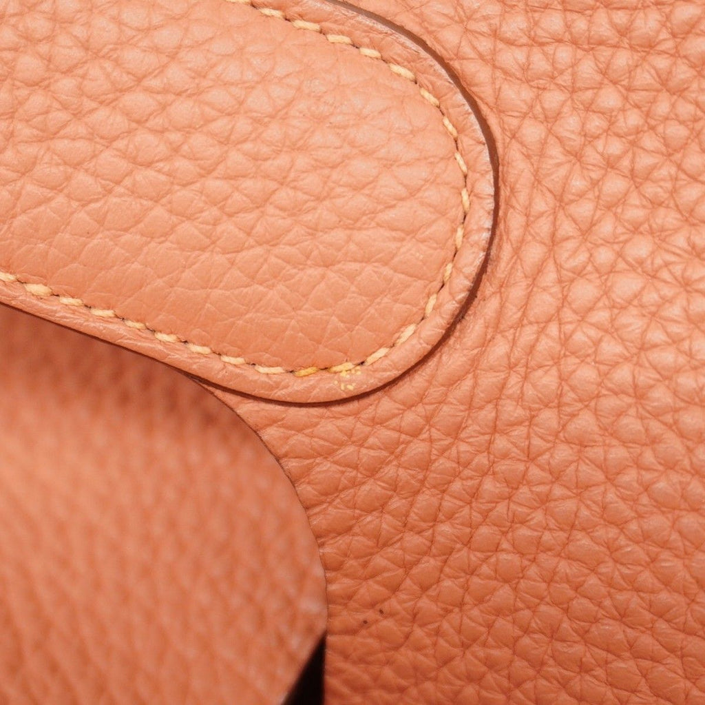 Hermes Handbag Picotin Lock GM Taurillon Clemence Vert Clair Silver — view 7