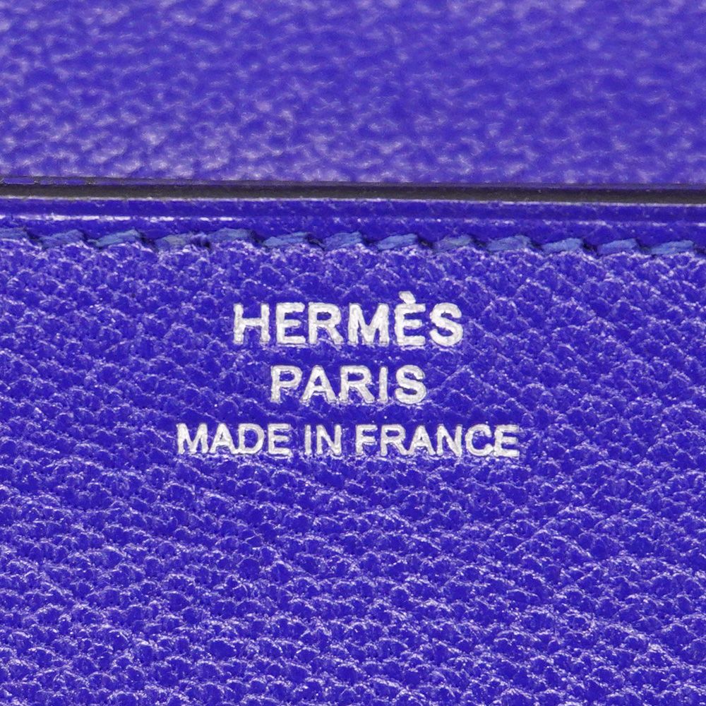 Hermes Shoulder Bag Click 16 Chevre Misor Blue Electric Silver — view 5
