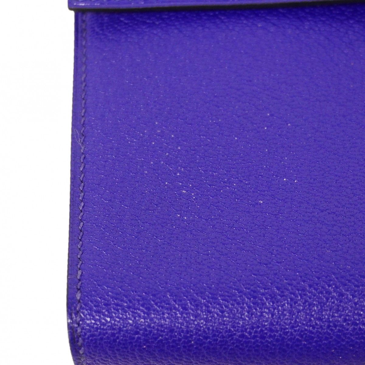 Hermes Shoulder Bag Click 16 Chevre Misor Blue Electric Silver — view 9