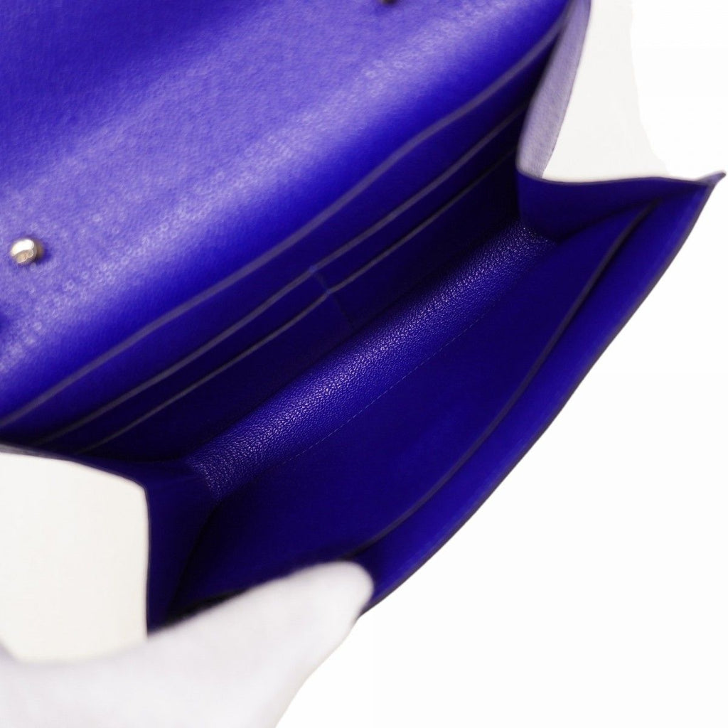 Hermes Shoulder Bag Click 16 Chevre Misor Blue Electric Silver — view 4