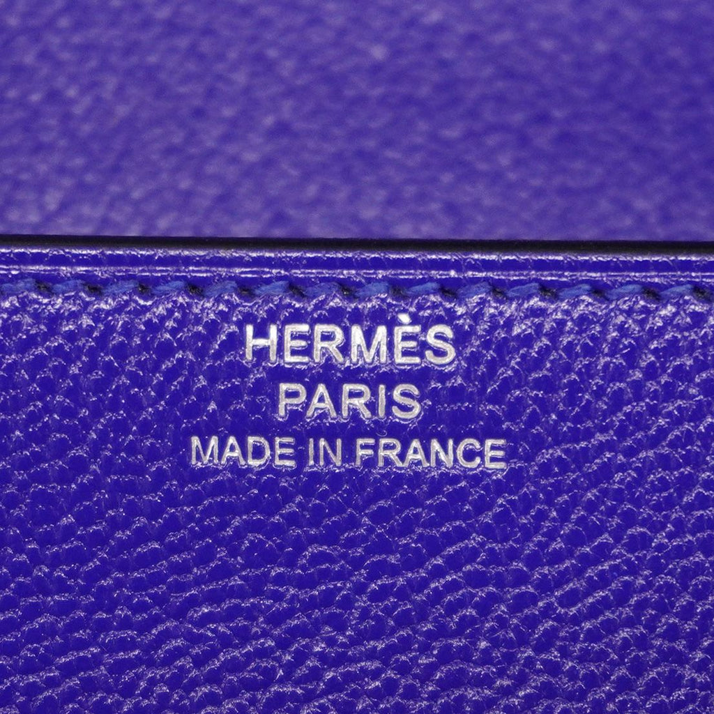 Hermes Shoulder Wallet Cinetic Tougo Evercuff Blue Electric Silver — view 5