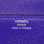 Hermes Shoulder Wallet Cinetic Tougo Evercuff Blue Electric Silver — view 5