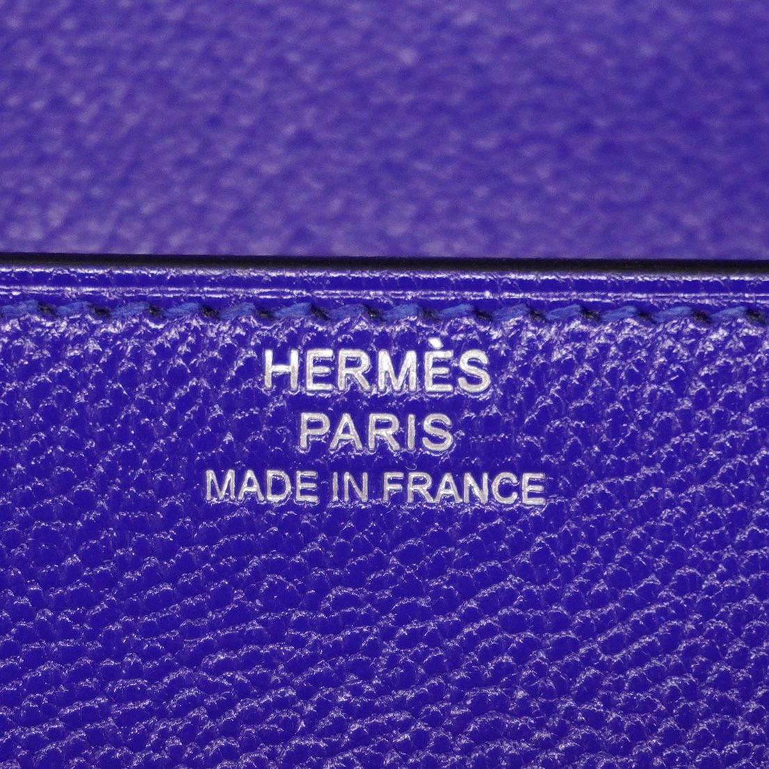 Hermes Shoulder Wallet Cinetic Tougo Evercuff Blue Electric Silver — view 5